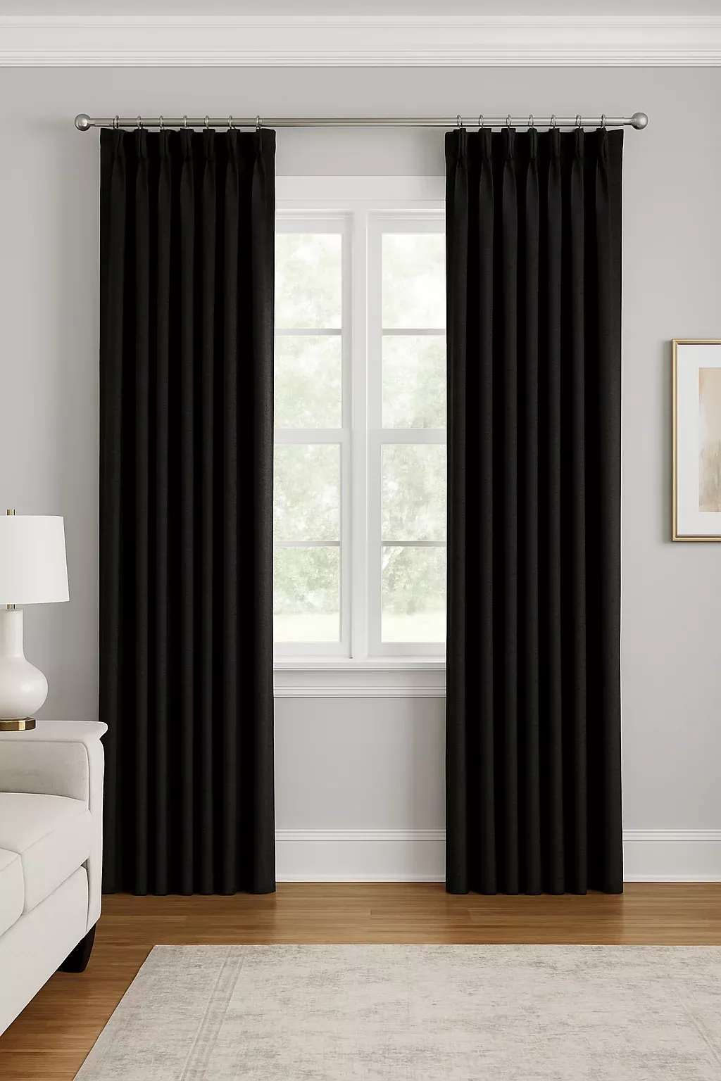 dubois-collection-custom-pleated-drapes-black DuBois Collection Custom Pleated Drapes-Black