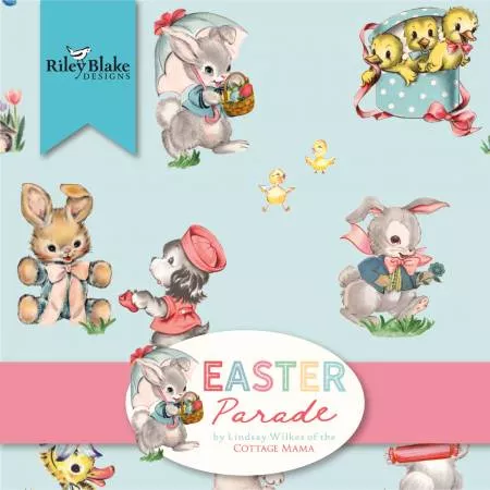 Easter Parade 2-1/2in Strips, 40pcs/bundle