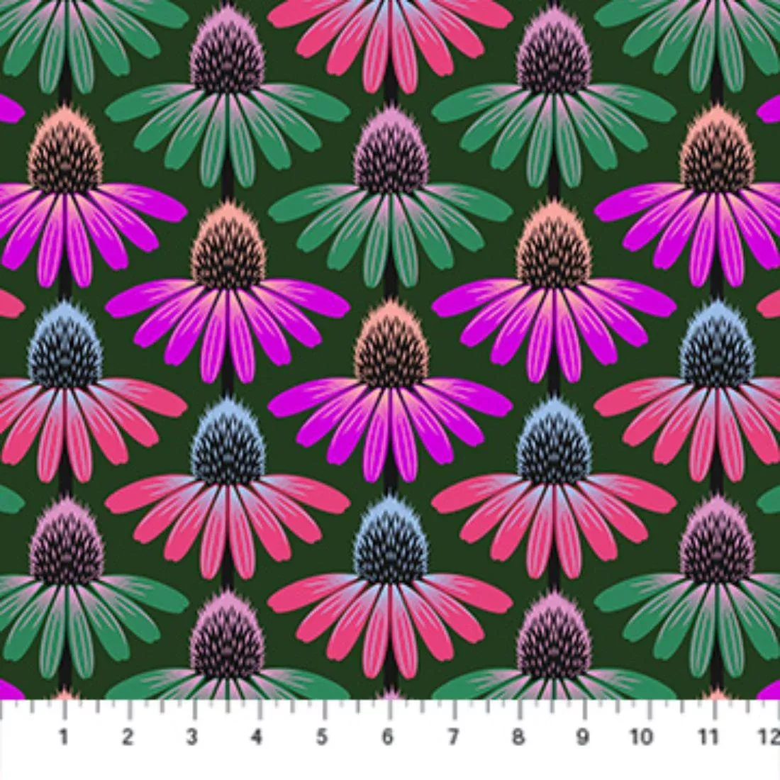 Echinacea Forest by Anna Maria Textiles