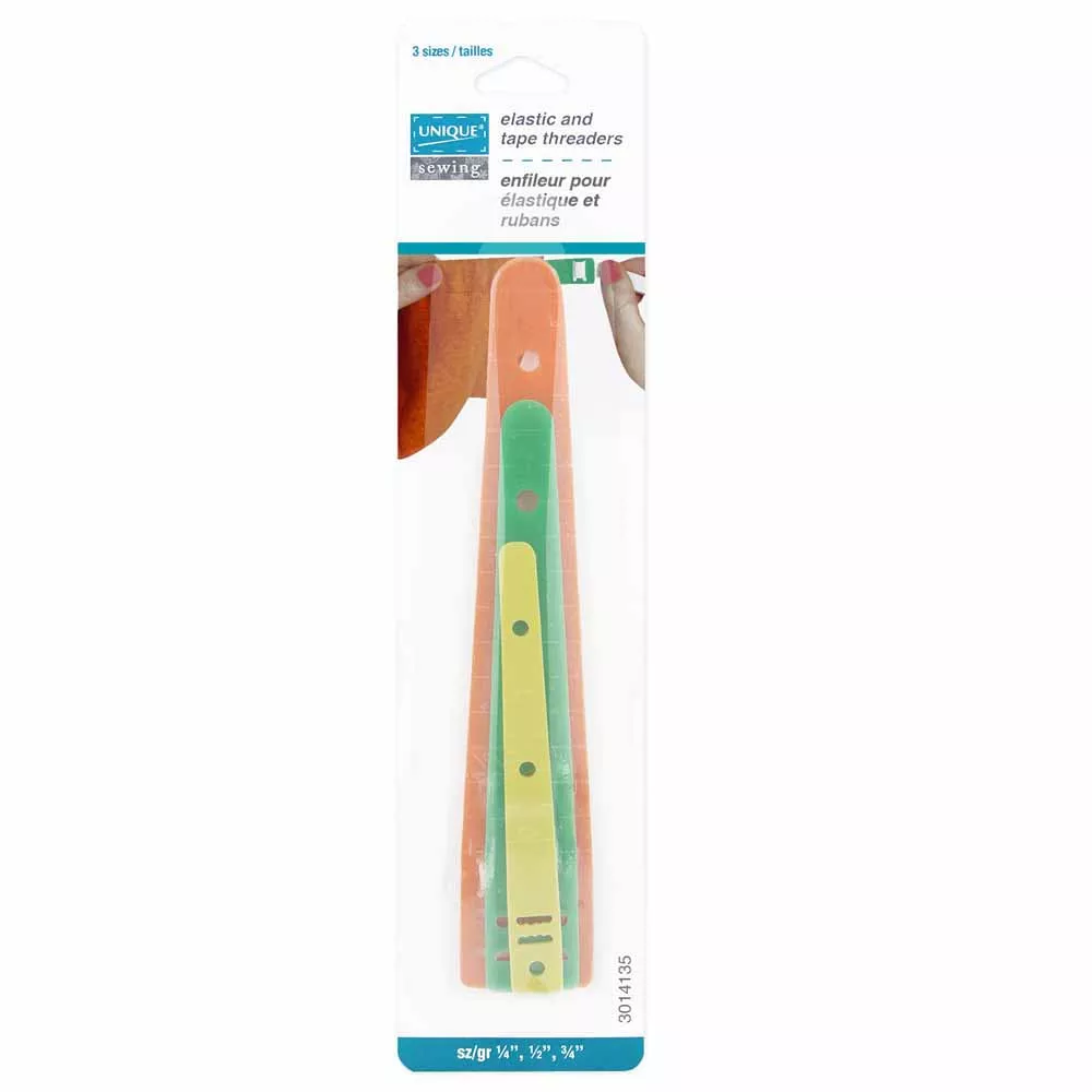 Elastic and Tape Threaders Asst 3 - UNIQUE