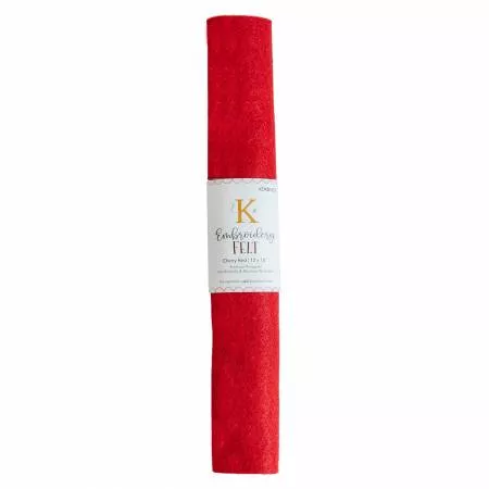 Embroidery Felt - Cherry Red