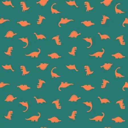 Emerald Mighty Dinos Flannel ST-F3118EMERALD