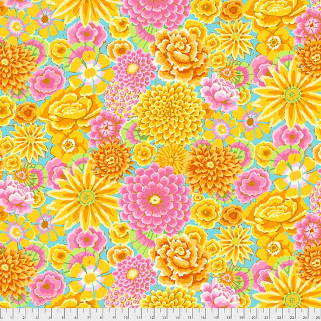 Enchanted Yellow by Kaffe Fassett