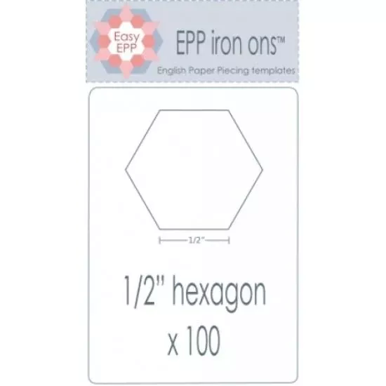 epp-iron-on-s-1-2-hexagon-s EPP Iron on's - 1/2" Hexagon's