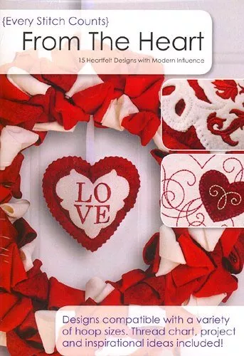 ESC From The Heart Embroidery Design CD