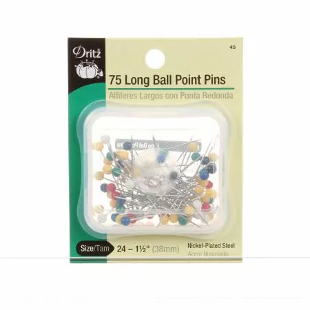 Extra Long Ball Point Pin Size 24 1.5in 75ct