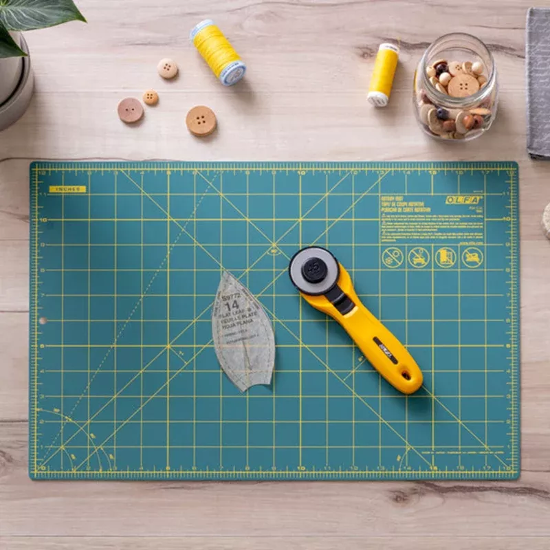 fabric-cutting-kit-yellow-olfa Fabric Cutting Kit - Yellow - OLFA