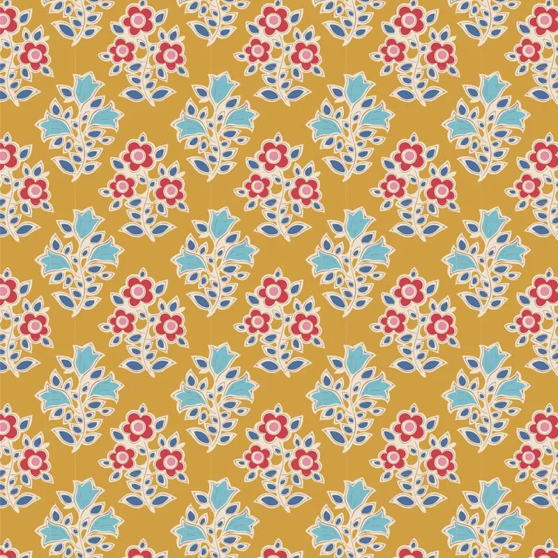 Farm Flowers-Mustard 110098