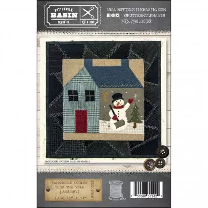 Farmhouse Woolen Patchwork January
