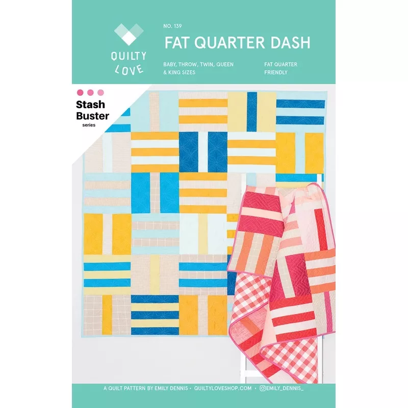 fat-quarter-dash-quilt-pattern-by-quilty-love Fat Quarter Dash Quilt Pattern by Quilty Love