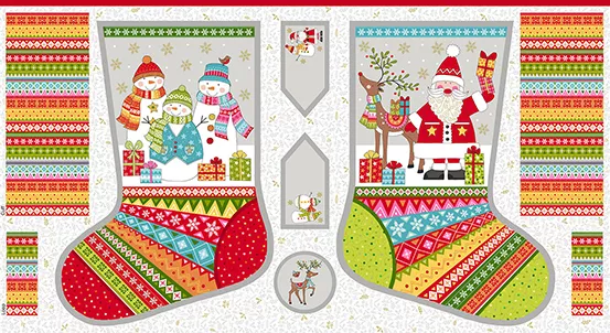 Festive Stocking Panel TP-2107-1