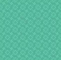 FIESTA BOHO - Scroll, Bright Jade on Jade Print - 30790-G