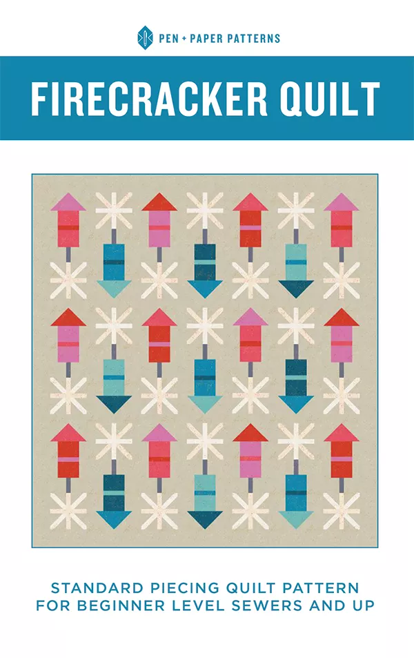 Firecracker Quilt Pattern by Pen and Paper