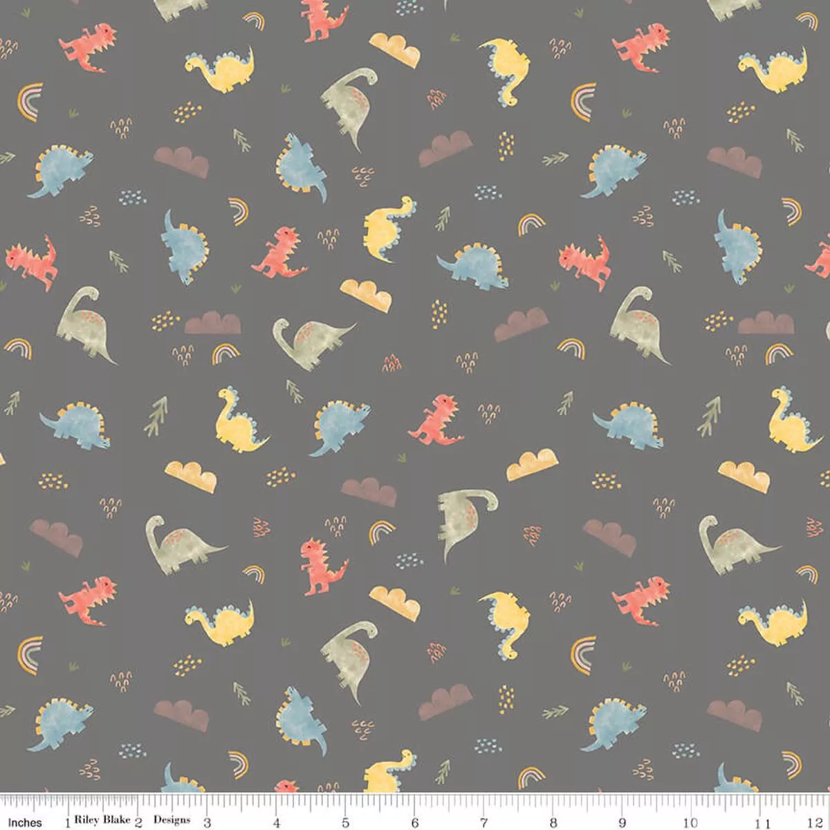 flannel-dinos-main-gray-yardage Flannel Dinos – Main – Gray – Yardage