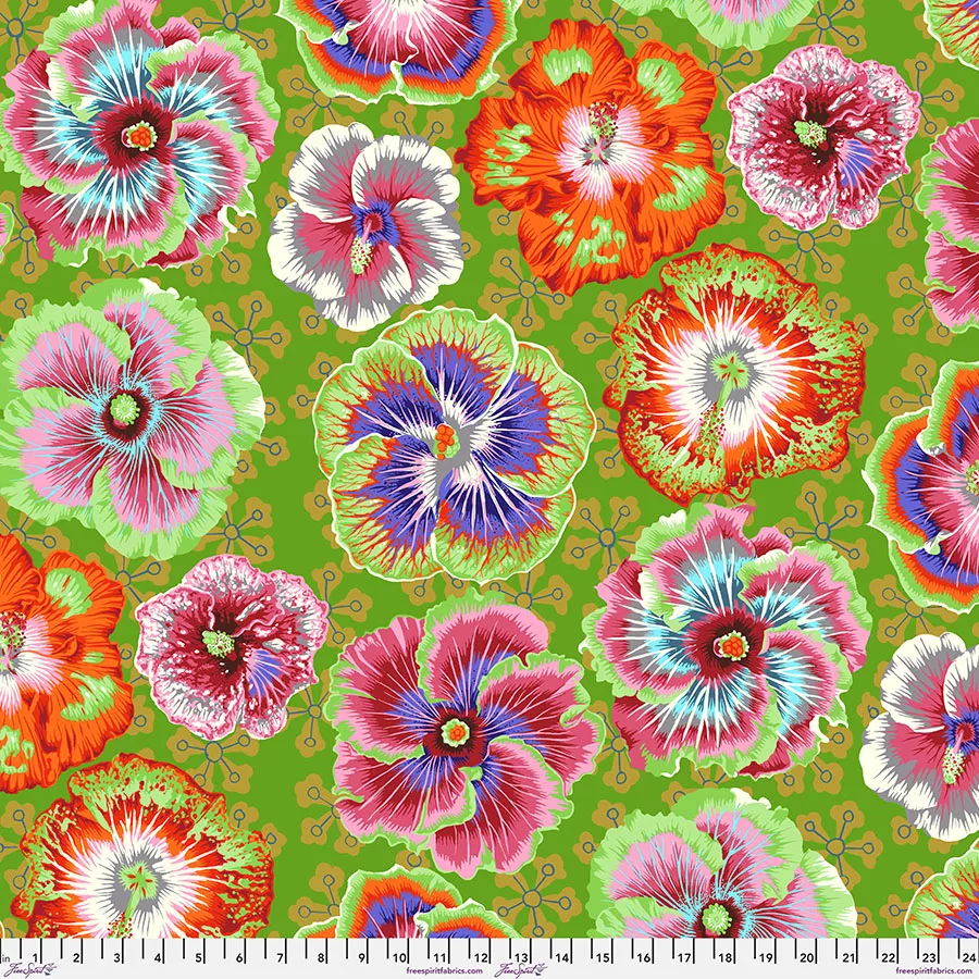 Floating Hibiscus - Green || August 2023