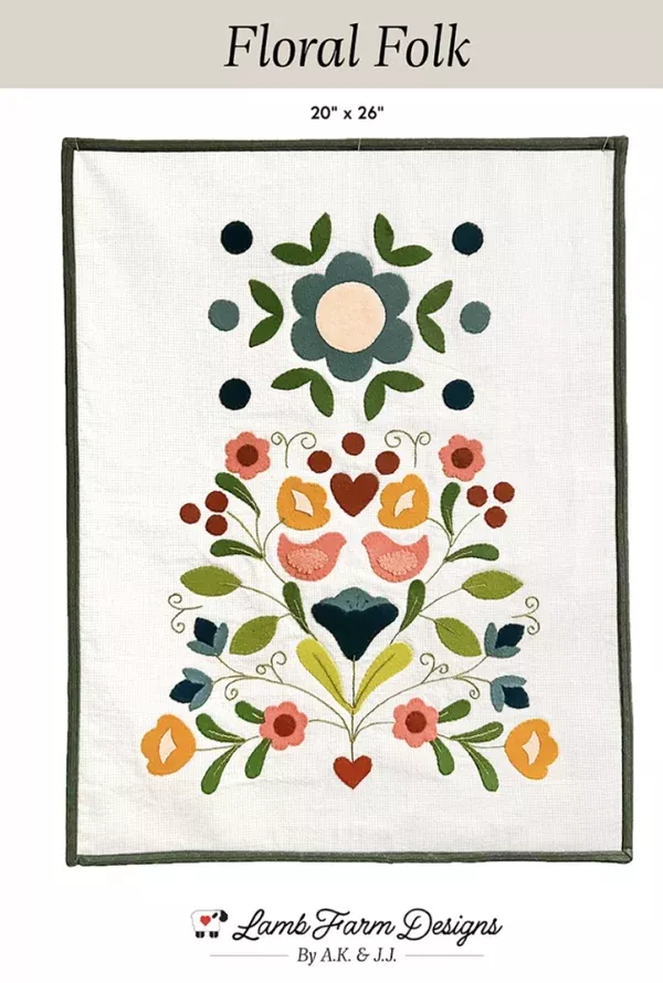 floral-folk-wall-hanging-pattern Floral Folk Wall Hanging Pattern