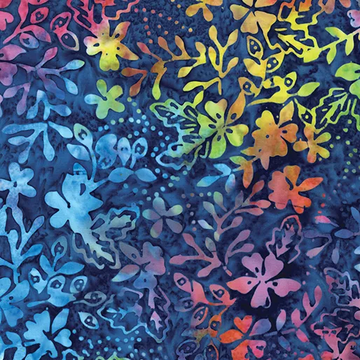 Floral Sprigs Blue/Multi