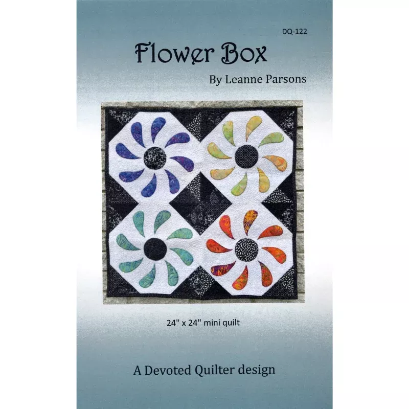 Flower Box - Quilting Pattern - Devoted Quilter