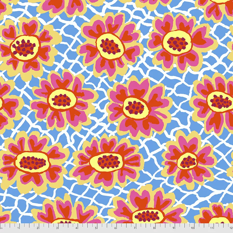 Flower Net-Blue