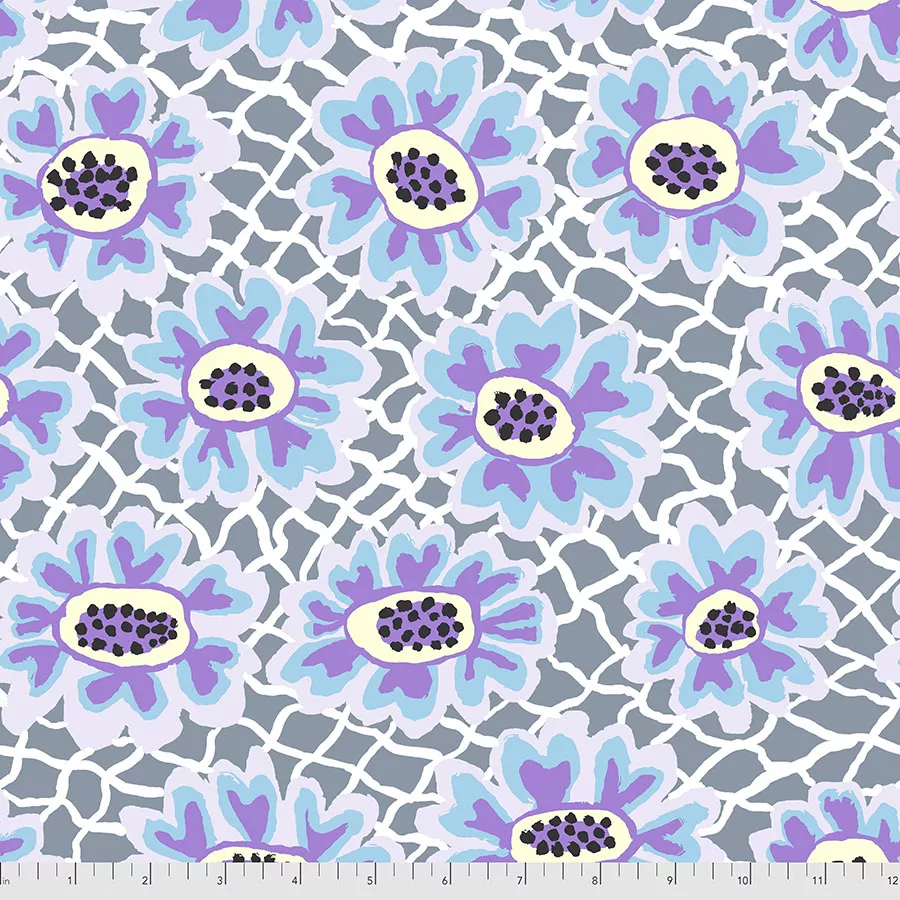 Flower Net-Grey