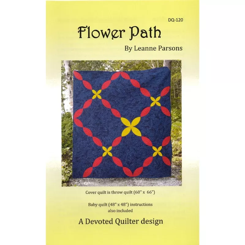 Flower Path - Quilting Pattern - Devoted Quilter