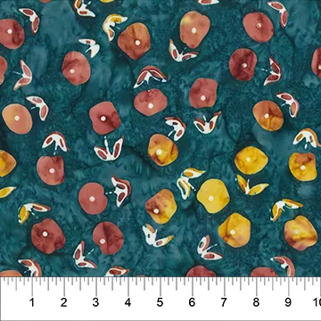 Flower Petals Teal