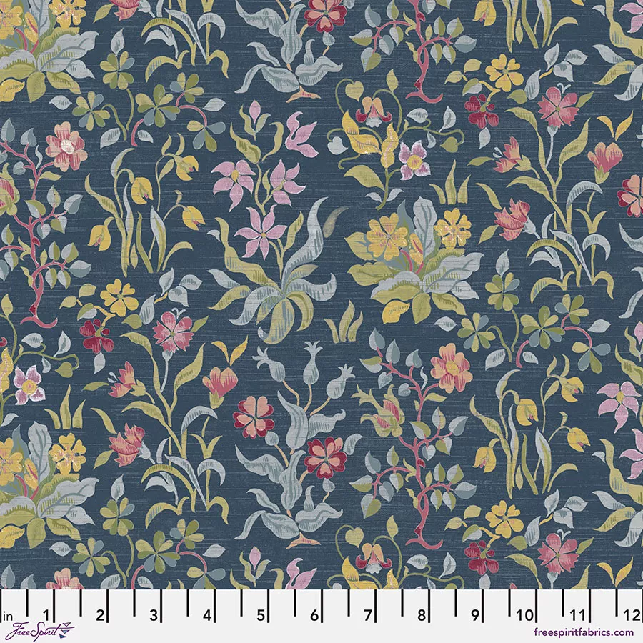 Flowers by May - Navy || Red House