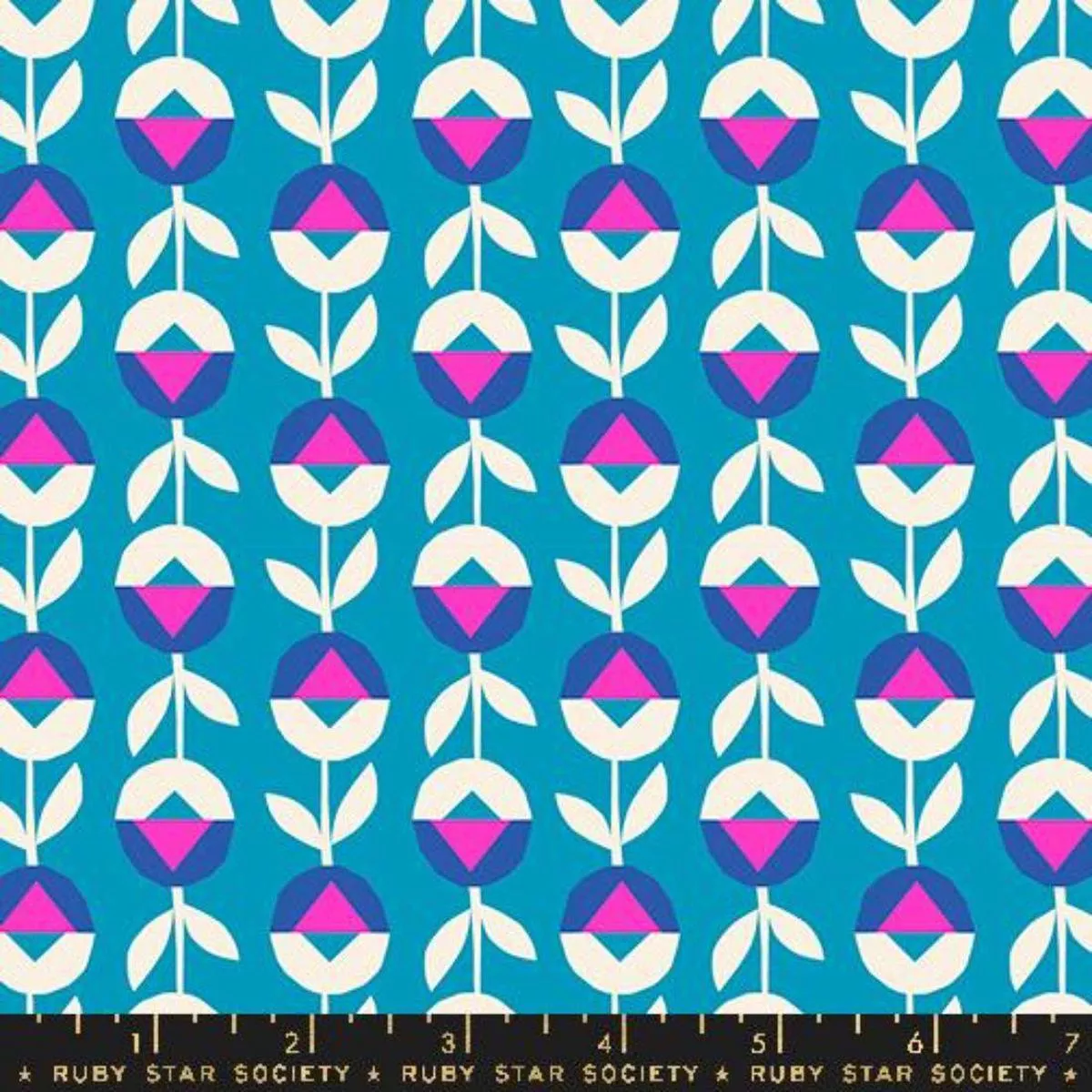 Flowers Cerulean by Ruby Star Society