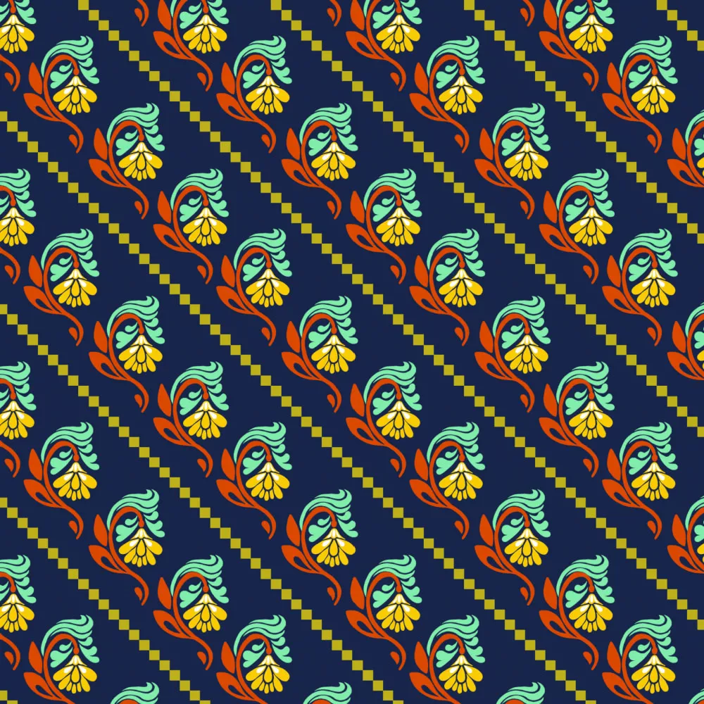 Fluent, Tilt in Navy, Fabric Half-Yards