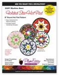 Folded Star Hot Pad RoundPlum Easy Patterns