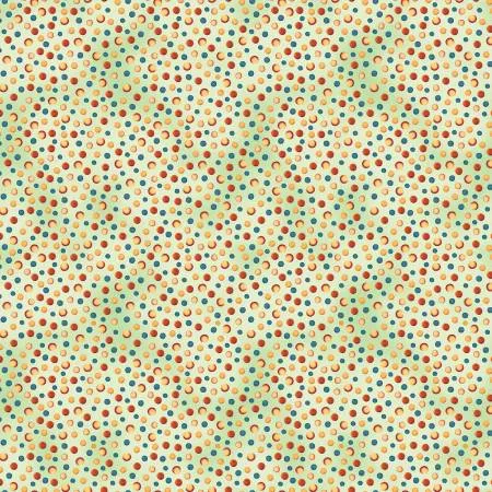 Folk Dots Green