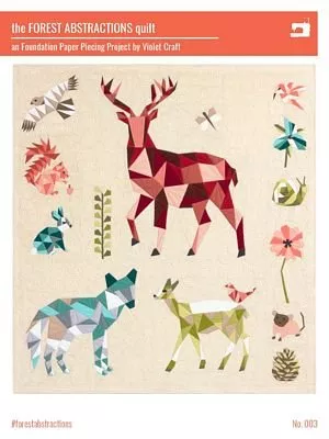Forest Abstractions Quilt by Violet Craft