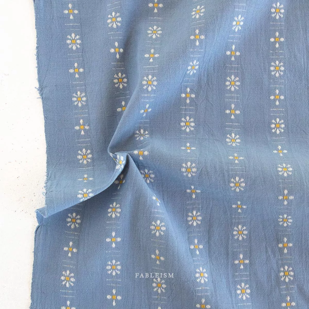 forest-forage-daisies-cotton-stone-blue Forest Forage Daisies Cotton – Stone Blue