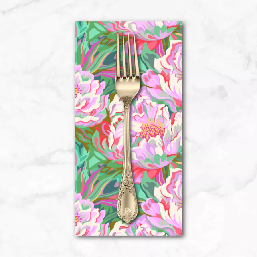 full-bloom-joy-in-lavender-dinner-napkin Full Bloom, Joy in Lavender, Dinner Napkin
