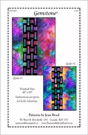 Gemstone Quilt Pattern