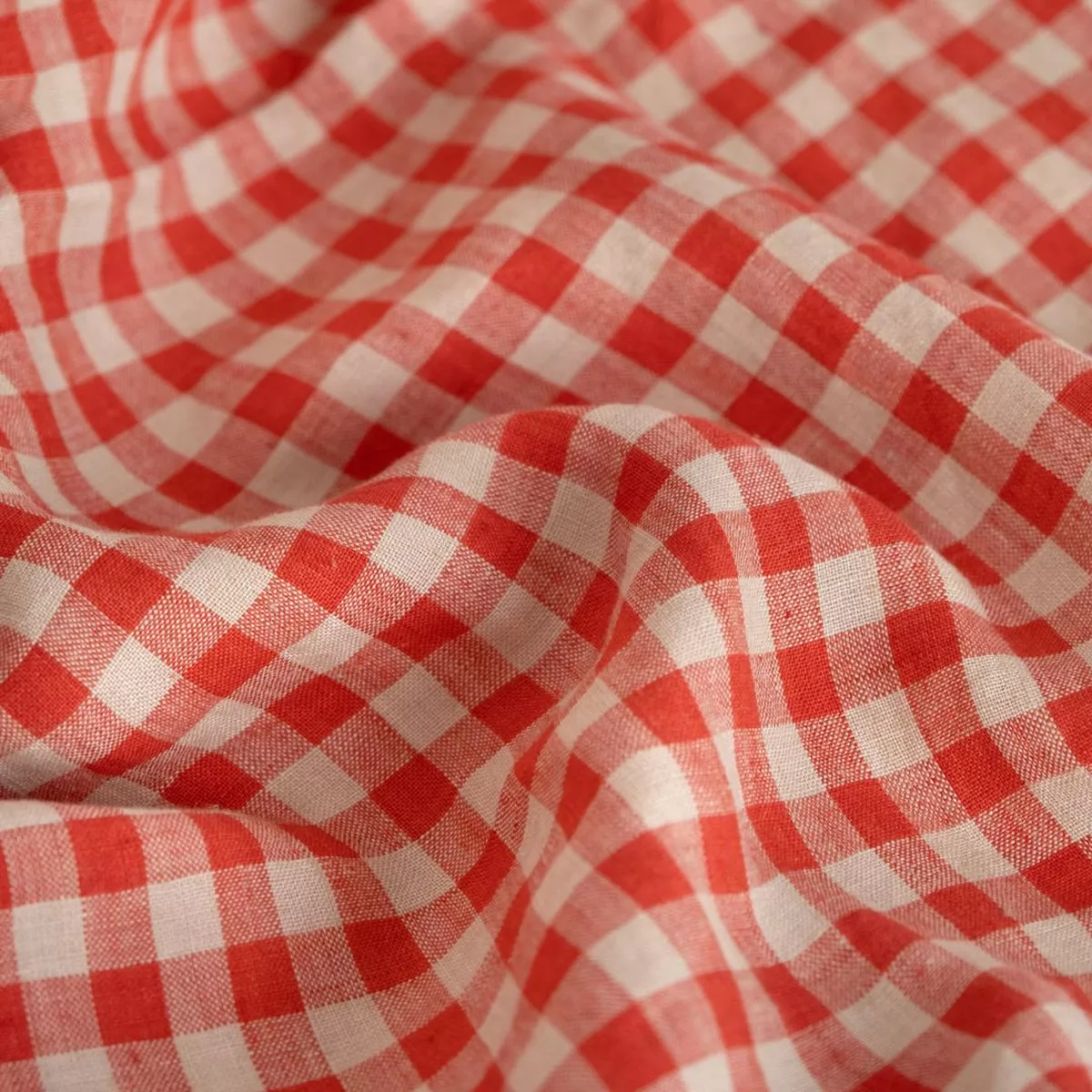 gingham-soft-washed-linen-strawberry Gingham Soft Washed Linen – Strawberry