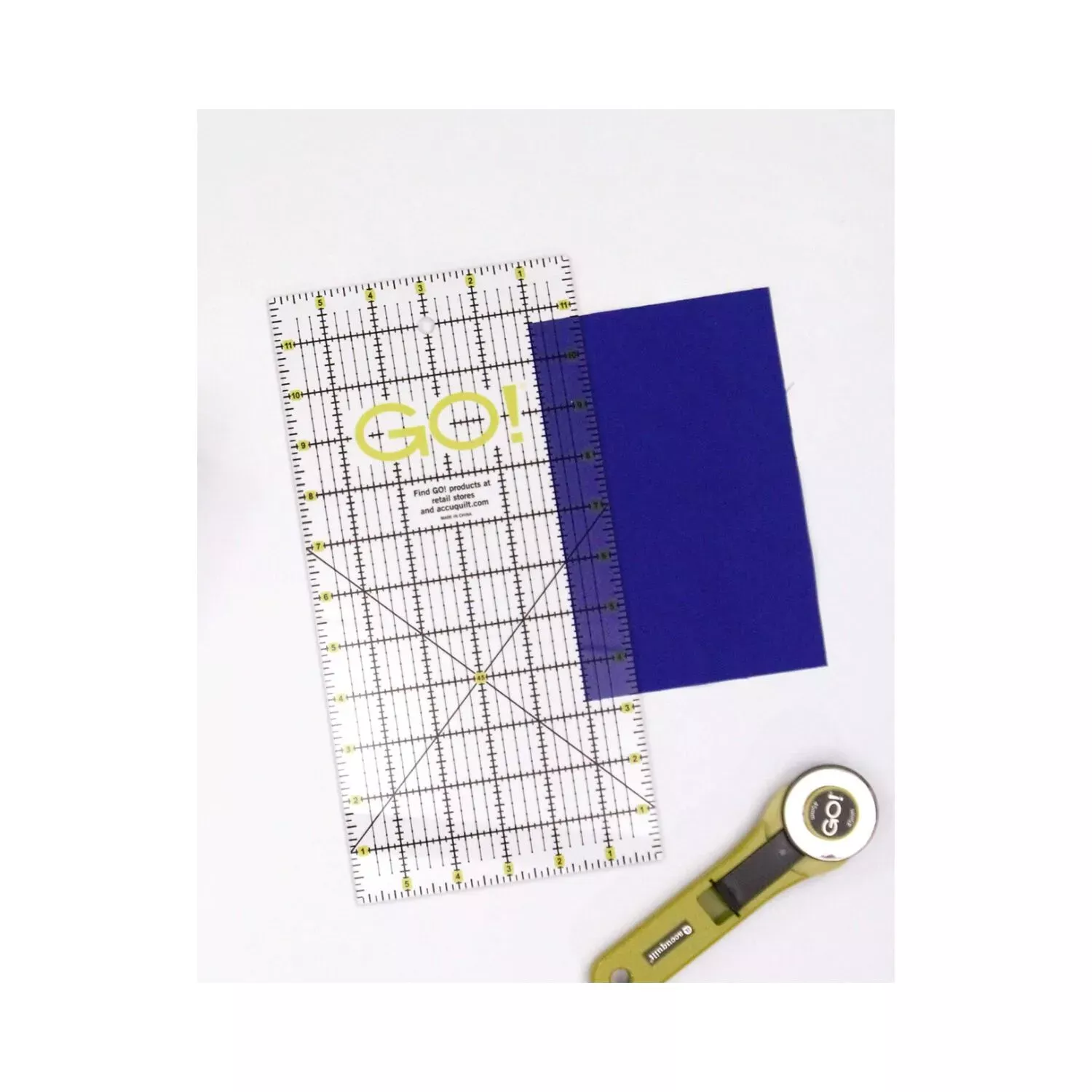 go-quilting-ruler-6-x-12 GO! Quilting Ruler-6" x 12"
