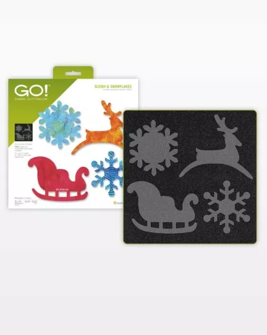 GO! Sleigh & Snowflakes Die 55322