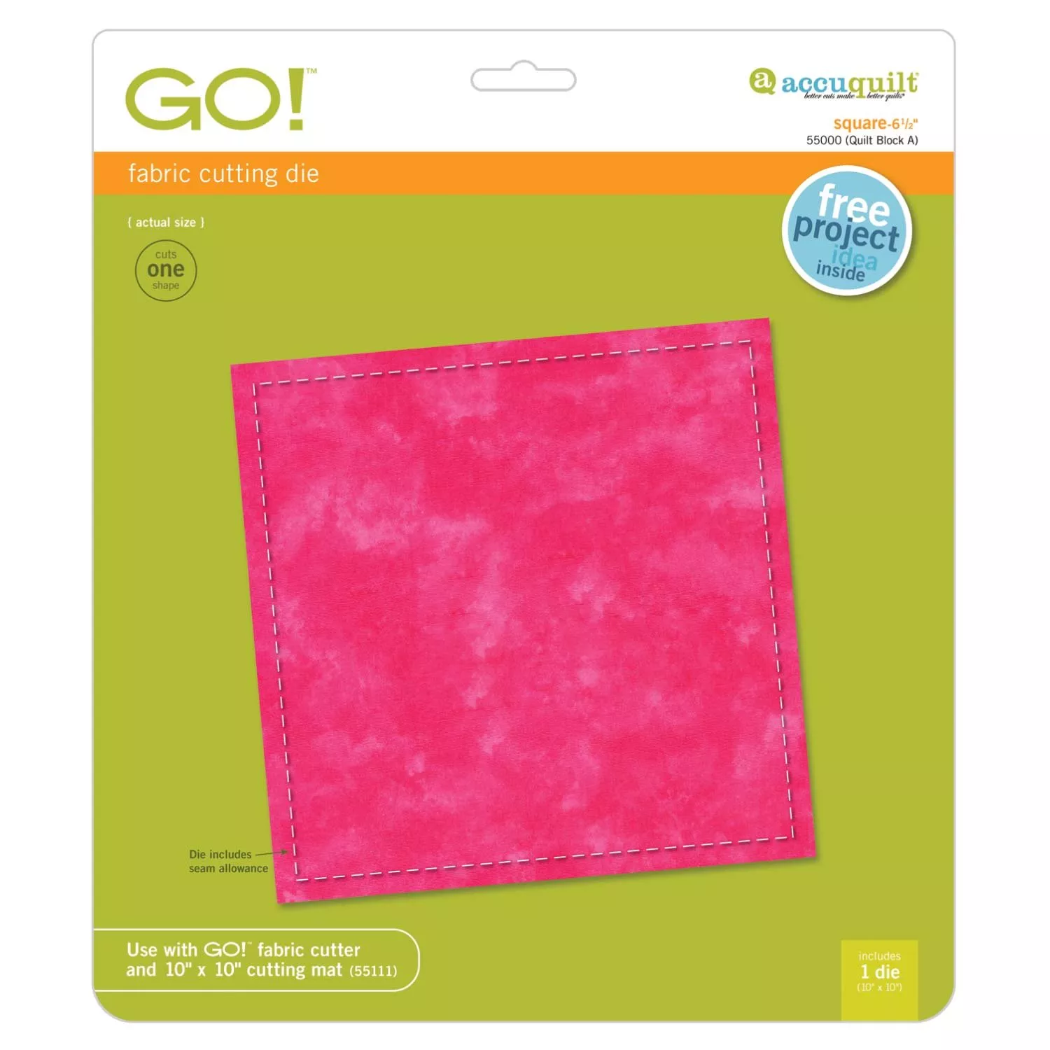 go-square-6-5inch-die-55000 GO! Square 6.5Inch Die 55000