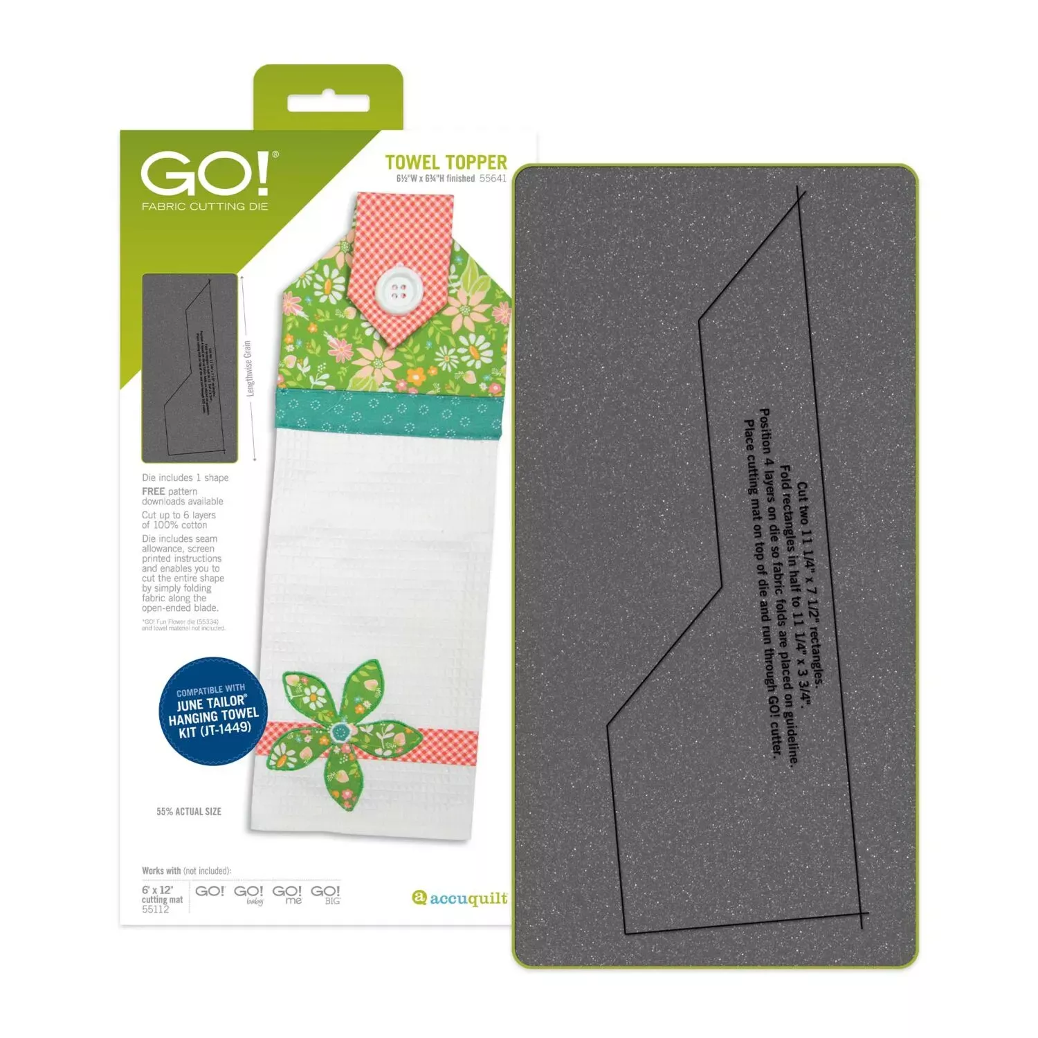 go-towel-topper-die GO! Towel Topper Die