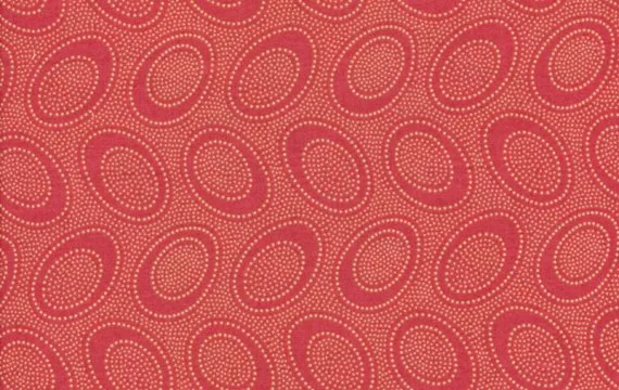 GP71.Terra Cotta CW Aboriginal Dot Kaffe