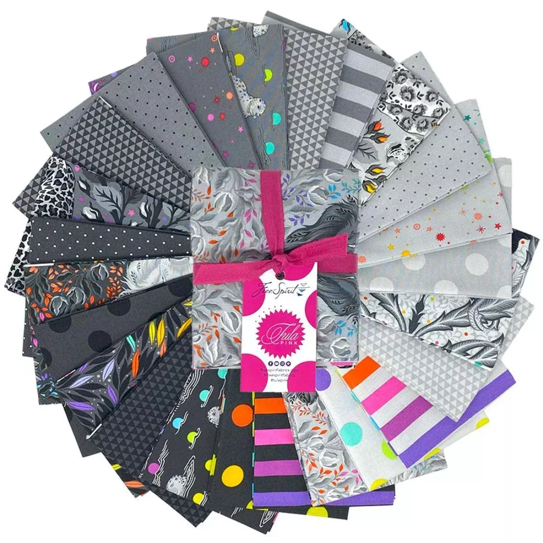 Graywork (24) FQ Stack by Tula Pink