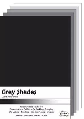 Grey Shades Paper Sheets
