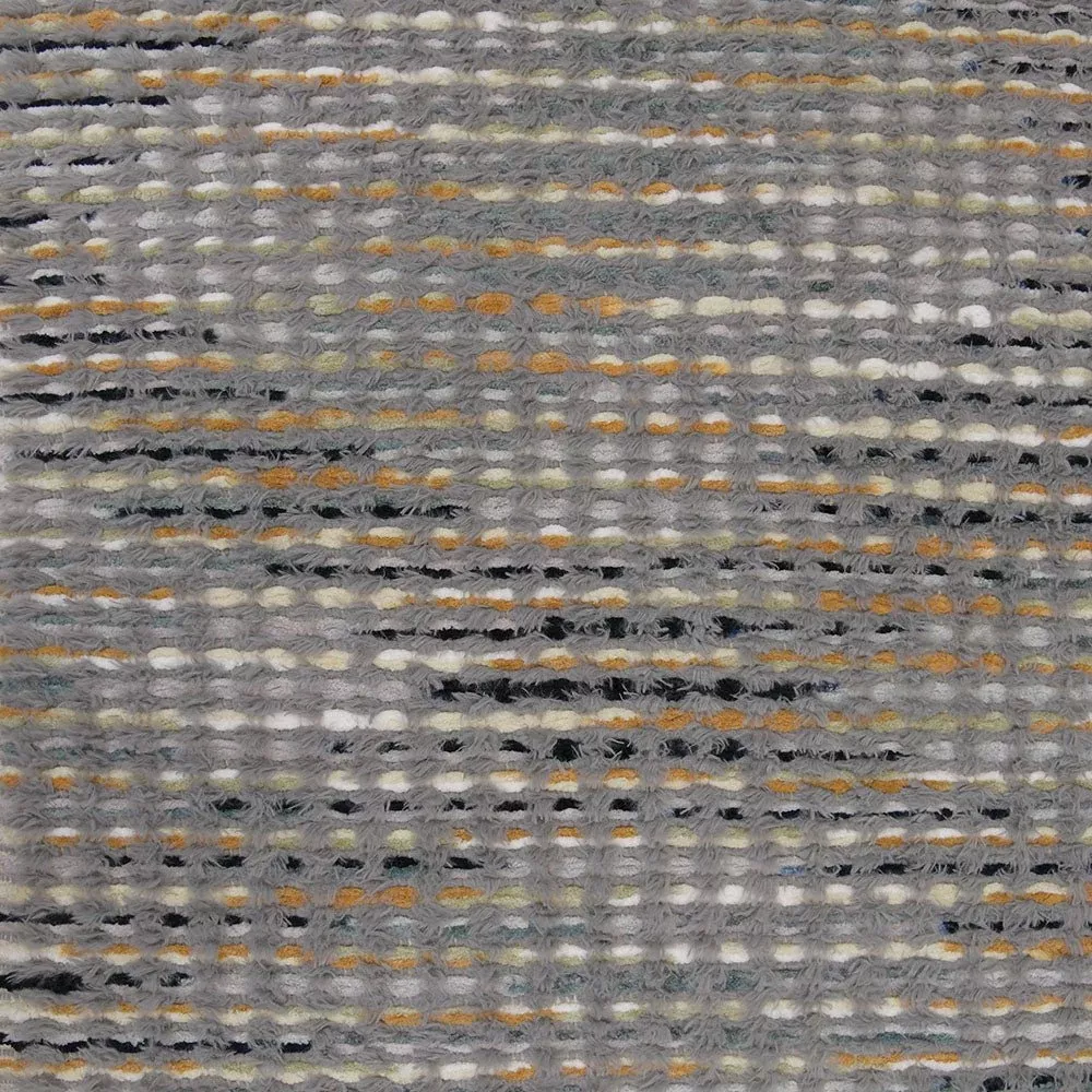 Grey Striped 100% Polyester Upholstery Fabric – 54″ Width