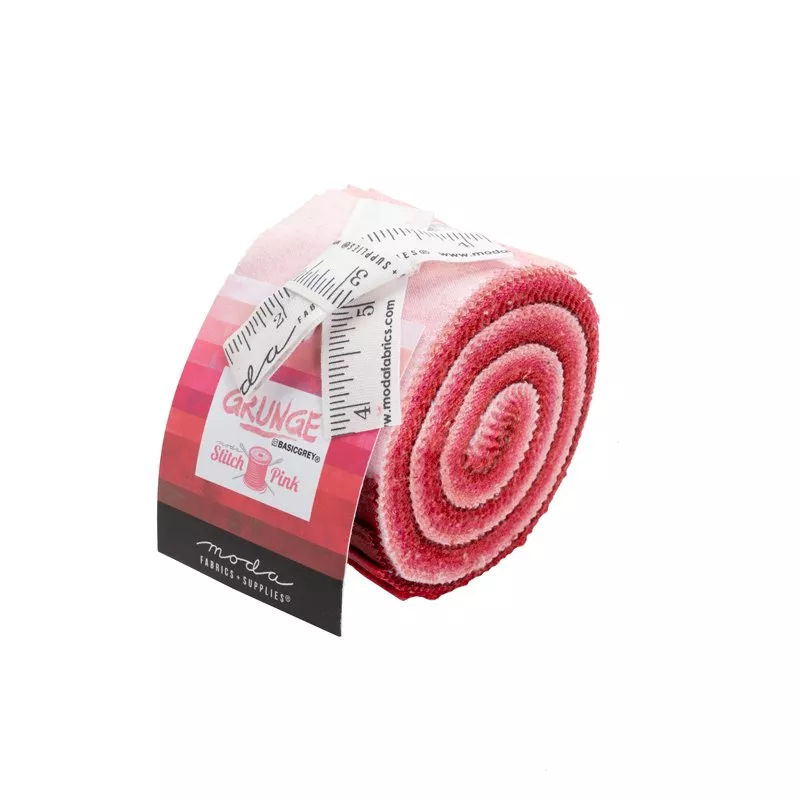 Grunge Junior Jelly Roll.Stitch Pink