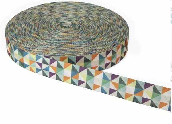 half-square-triangle-polyster-1-5-x-3-yards-webbing Half Square Triangle Polyster 1.5" X 3 Yards Webbing