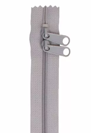 Handbag Zipper 30in Double-Slide - Pewter