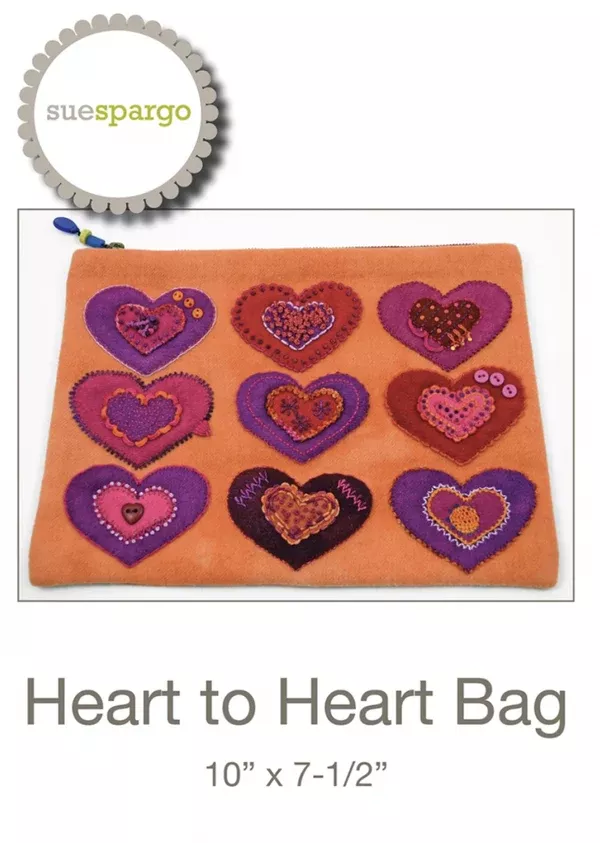 heart-to-heart-wool-appliquebag-pattern Heart to Heart Wool AppliqueBag Pattern