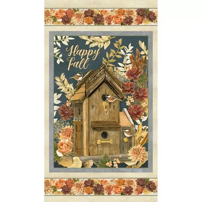 Hello Fall – Birdhouse Panel