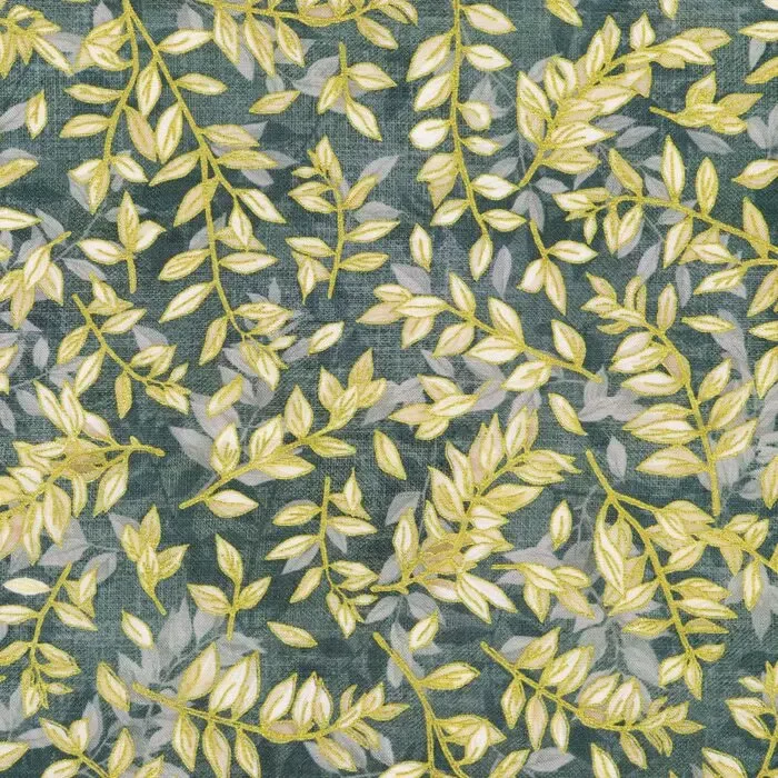 Hello Fall – Foliage – Dusty Blue